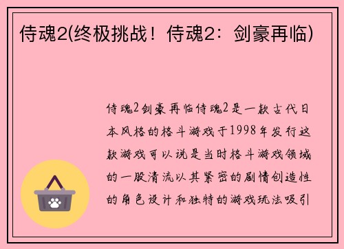 侍魂2(终极挑战！侍魂2：剑豪再临)